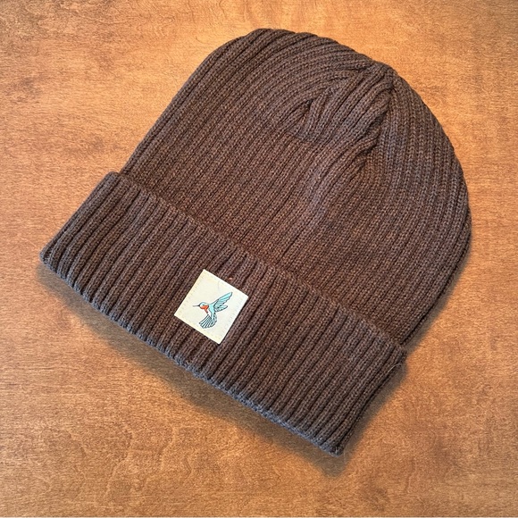 Urban Native Ribbed Hummingbird Patch Beanie - Picture 4 of 8